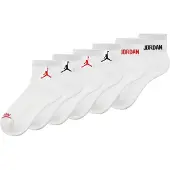 Jordan Ankelstrømper - 6-pak - Legend Cushioned Ankle - Hvid - - 23,5/27 - Strømper