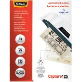 Fellowes Lamineringslommer A3 125 mic. 25/pk, Blank