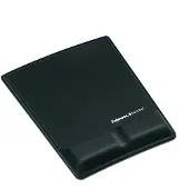 Fellowes Wrist Support - Musemåtte med håndledsstøtte - sort