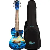 Flight AUC Concert Ukulele Elise Ecklund City