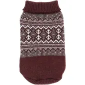 Dogman Strikket Hundetrøje Iselin Vinrød 25cm 25cm