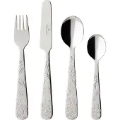 Villeroy & Boch Hungry as a Bear børnebestik 4 dele Rustfrit stål