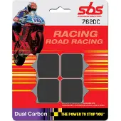 SBS Dual Racing 762dc Carbon Organiske Bremseklodser