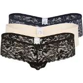 LASCANA String beige / blå / sort