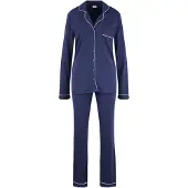 LASCANA Pyjamas navy / hvid