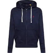 Ralph Lauren Polo Ralph Laurentil mænd. 710813297004 RL-sweatshirt med marineblå hætte (XS), Casual, Bomuld, Lange ærmer