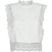 ONLY Bluse 'Karo' hvid