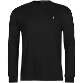 Ralph Lauren Polo Ralph Laurentil mænd. 710760121001 Custom Slim Fit sort bomuldst-shirt (S), Casual, Lange ærmer