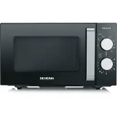 Severin MW 7762 - Mikrobølgeovn med grill - 20 liter - 800 W - sort/rustfrit stål