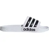 Adidas Pantoletter 'Adilette' sort / hvid