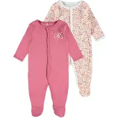 Name it Natdragt - Noos - 2-pak - NbfNightsuit - Rose Wine - - 3 år (98) - Natdragt