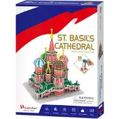 Cubic KUBISK SJOVT PUSLESPIL 3D SANKT VASILIOS KATEDRAL - C239H 46 BRIKKER