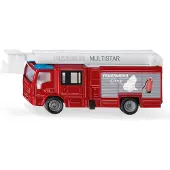 Siku Brandbil - 1:87 - Magirus Multistar With Telescopic Mast - - OneSize - Bil