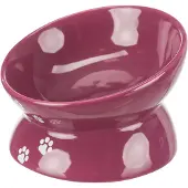 Trixie Ergonomisk Foder- og vandskål - Hvid - 13 cm