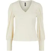 Pieces Bluse 'PCChristy' creme