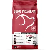 Euro Premium Senior 8+ Chicken & Rice hundefoder