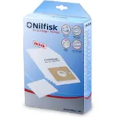 Nilfisk 5-pak støvsugerposer med forfilter til Nilfisk
