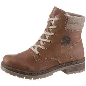 Rieker Snørestøvletter beige-meleret / karamel / mørkebrun