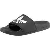 Adidas Originals Badesandal Adilette Lite - Sort/hvid, størrelse 37