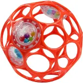 Oball Rangle - 9 cm - Rosarød - - OneSize - Rangle