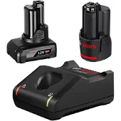 Bosch Professional Standard Starter 1x2.0ah + 1x4.0ah +gal 12v-40 Batteri