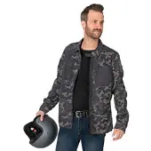 REV'IT! Tracer Air MC Skjorte Camouflage/Grå/Sort M grøn