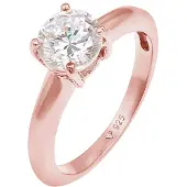Elli Ring 'Solitär' rosa guld