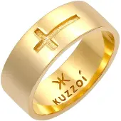 KUZZOI Ring 'Kreuz' guld