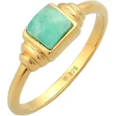 Elli PREMIUM Ring guld / jade
