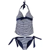 Petit Amour Tankini 'Annie' koboltblåt / hvid