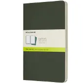 Moleskine Cahier Journal Blank Large Grøn 3-Pak