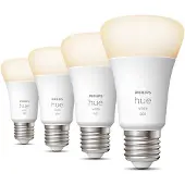 Philips Hue A60 - E27 Pærer - 800lm - 4-pak - White