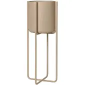 Blomus Kena krukke på ben S h55 cm Ø22 cm Nomad (beige)