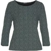 LASCANA Bluse grøn / sort