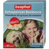 Beaphar fårefedt med hvidløg mini bonbons til hunde