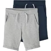 Name it Bukser 'Vermo' navy / grå-meleret