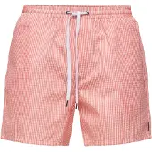 Only & Sons Badeshorts 'ONSTED' pitaya / hvid