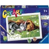Ravensburger Dėlionė „Paint“ – „Numbers Sleeping Friends“.