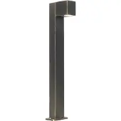 QAZQA Industriel stående udendørslampe antik guld 65 cm IP44 - Baleno