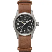 Hamilton Herreur H69439531 Sort/Læder Ø38 mm