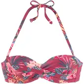 s.Oliver Bikinioverdel blå / mørkegrøn / pink