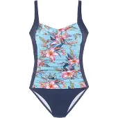 LASCANA Badedragt navy / blandingsfarvet