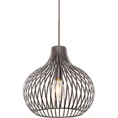 QAZQA Moderne pendellampe brun 38 cm - Saffira