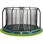Salta Trampolin Premium Ground Combo 427 cm grøn