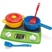 Dantoy Kogepladesæt - My Little Kitchen - 6 dele - - OneSize - Legekøkken