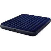 Intex Klassisk Downy Luftmadras 183x203x25 cm