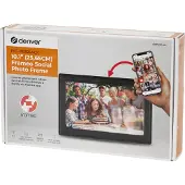 Denver FRAMEO PFF-1021BLACK - Digital fotoramme - 16 GB - 10.1 - 1280 x 800 - sort