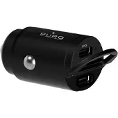 Puro Car Charger Mini 2 USB-C 30W, Black
