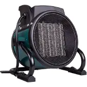 Vonroc Ventilator & Varmeblæser - 2000W | 20m2 - Keramisk | 3 Indstillinger | Bærbar til Bolig, Camping og Garage | Grøn