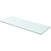 vidaXL glashyldepanel gennemsigtig 80x30 cm